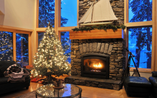 Гостиная в загородном доме