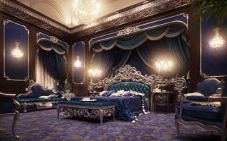 Роскошная спальная комната