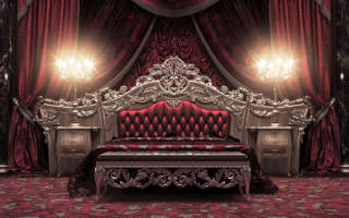 Спальня в стиле ампир
