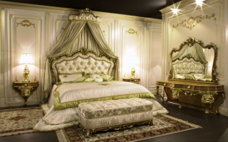 Спальня в стиле рококо