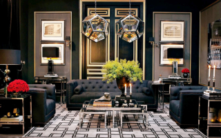 Стиль арт деко в гостиной