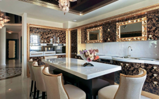 Ар-деко в интерьере кухни