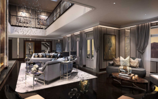 Большая гостиная в особняке