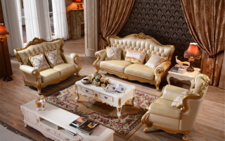 Гостиная с красивой мебелью