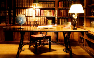 Интерьер домашней библиотеки