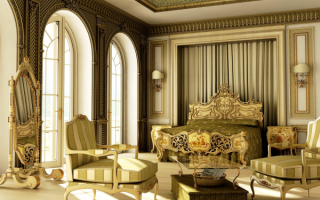 Спальня в викторианском стиле