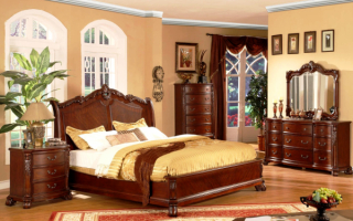 Спальная комната в стиле ретро