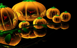 Стеклянные тыквы