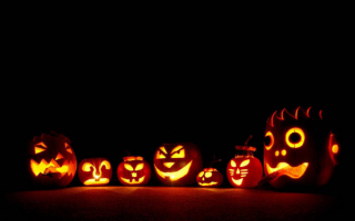 Праздничные тыквы Хэллоуина