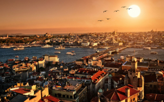 Стамбул вид сверху