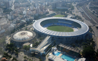 Маракана знаменитый стадион в Рио - де - Жанейро