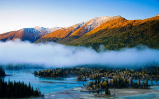 Осенний туман над рекой