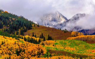 Осенний горный пейзаж