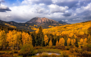 Золотая осень на горах