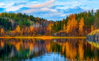 Осень на Ладожском озере