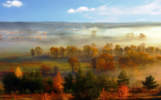 Осень туманная