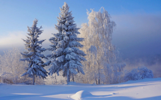 Морозная русская зима