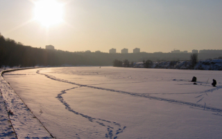 Москва-река зимой