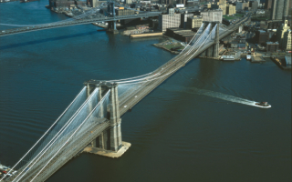 Бруклинский мост вид сверху