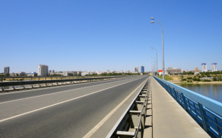 Мост через Волгу в Волгограде