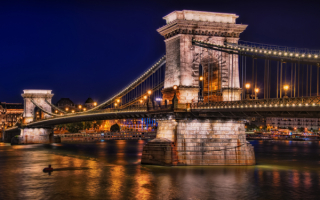 Мост через Дунай в Будапеште
