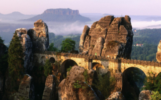 Мост в горах Саксонии