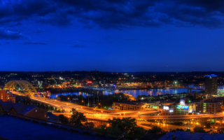 Мосты в городе Цинциннати, США.