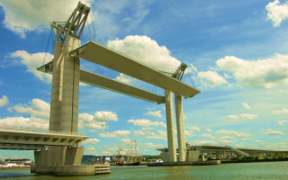 Разводной мост в Нидерландах