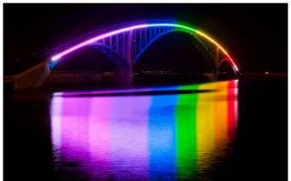 Радужный мост  в Магонге, Тайвань