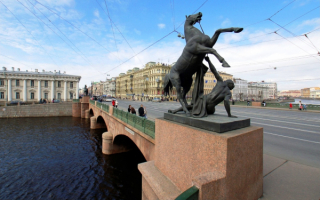 Аничков мост в Санкт-Петербурге