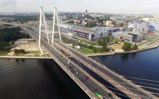 Вантовый мост в Санкт-Петербурге