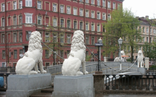 Львиный мост в Санкт-Петербурге