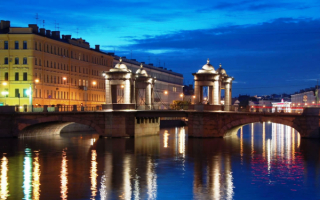 Мост Ломоносова в Санкт-Петербурге