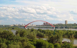 Новый мост в Новосибирске
