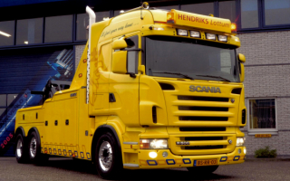 Эвакуатор Scania R500