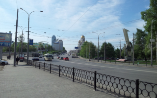 Улица Карла Либкнехта в Екатеринбурге