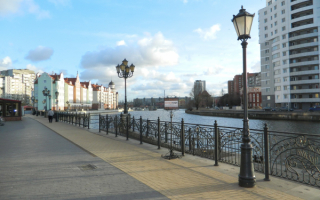Набережная в Калининграде