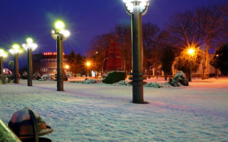 Зимний вечер в Анапе