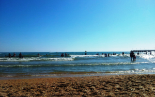 Пляж в Витязево