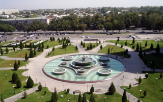 Красивый парк в Ташкенте