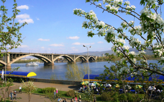 Весна в Красноярске