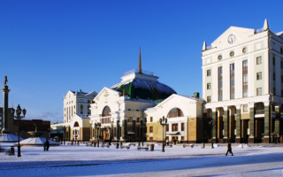 Железнодорожный вокзал в Красноярске