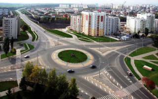 Белгород. Транспортное кольцо на пересечении пр-та Ватутина и ул. Губкина