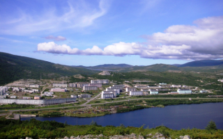 Нагаевский микрорайон в Магадане