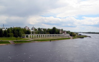 Великий Новгород. Вид на Гостиный двор
