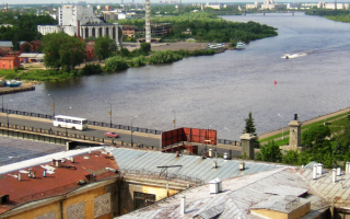 Река Волхов в Великом Новгороде