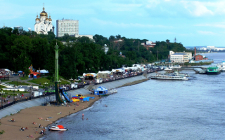 Хабаровск. Вид на набережную
