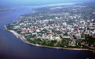 Хабаровск. Вид сверху