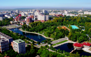 Хабаровск. Городские пруды в парке Динамо