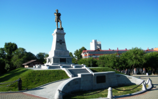 Хабаровск. Памятник графу Муравьёву-Амурскому
